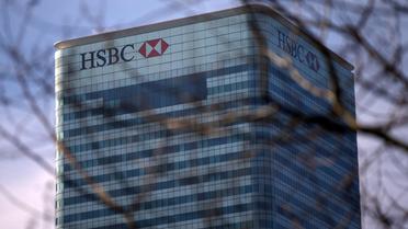 Le siège de la banque HSBC à Londres, le 4 mars 2013 [Andrew Cowie / AFP/Archives]