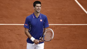Novak Djokovic, après sa victoire sur l'Argentin Guido Pella à Roland-Garros, le 30 mai 2013 à Paris [Martin Bureau / AFP]