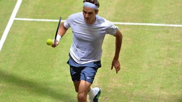 Le Suisse Roger Federer au Tournoi de Halle le 15 juin 2013 [Carmen Jaspersen / AFP]