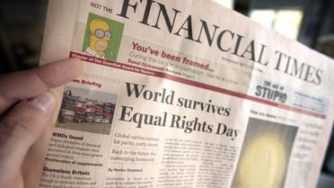 Une édition du Financial Times [Shaun Curry / AFP/Archives]