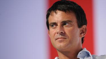 Le ministre de l'Intérieur Manuel Valls, le 28 août 2010 à la Rochelle [Bertrand Guay / AFP/Archives]