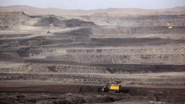 Une mine de charbon en Mongolie intérieure [Gou Yige / AFP/Archives]