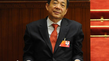Le dirigeant chinois déchu Bo Xilai, le 14 mars 2012 à Pékin [Mark Ralston / AFP/Archives]