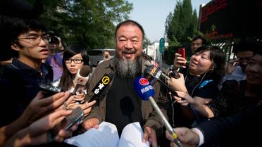 L'artiste dissident chinois Ai Weiwei, le 27 septembre 2012 à Pékin [Ed Jones / AFP/Archives]