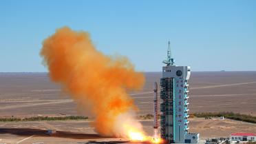 Lancement d'un satellite depuis le désert de Gobi, ,dans le nord-ouest de la Chine, le 29 septembre 2012 [ / AFP/Archives]