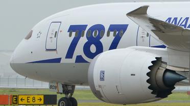 Un Boeing 787 de la compagnie japonaise ANA, le 30 mai 2013 à l'aéroport de Tokyo [Kazuhiro Nogi / AFP/Archives]