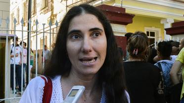 La blogueuse dissidente cubaine Yoani Sanchez, le 14 janvier 2013 à La Havane [Adalberto Roque / AFP/Archives]
