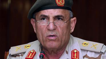 Le chef d'état-major libyen Youssef al-Mangouch, en octobre 2012 à Tripoli [ / AFP/Archives]