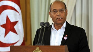 Le président tunisien Moncef Marzouki, le 8 décembre 2012 à Tunis [Fethi Belaid / AFP/Archives]