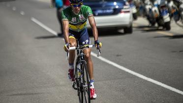 L'espagnol Alberto Contador le 16 février 2013 lors du Tour d'Oman [Jeff Pachoud / AFP/Archives]