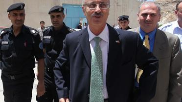 Un nouveau chef du gouvernement de l'Autorité palestinienne, l'universitaire Rami Hamdallah, le 4 juin 2013 à Naplouse [Jaafar Ashtiyeh / AFP]