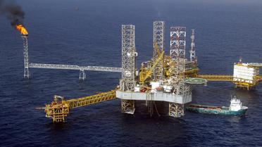 Une plateforme pétrolière offshore de Total [Pius Utomi Ekpei / AFP/Archives]