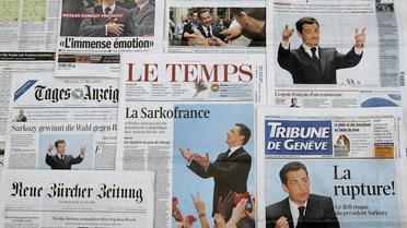 Editions du 7 mais 2007 de quotidiens suisses dont le Basler Zeitung (2e D) [Fabrice Coffrini / AFP/Archives]