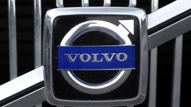 Le logo du constructeur automobile Volvo [Olivier Morin / AFP/Archives]