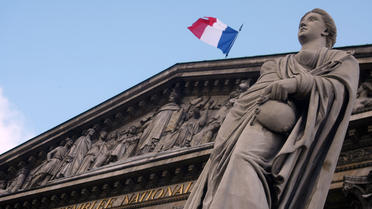 Le fronton de l'Assemblée nationale à Paris [Joel Saget / AFP/Archives]