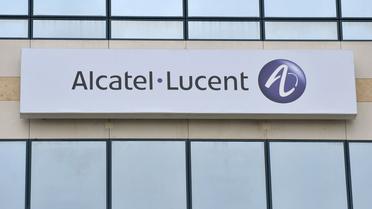 Le logo de l'équipementier Alcatel-Lucent [Eric Piermont / AFP/Archives]