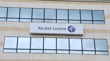 Logo d'Alcatel-Lucent [Eric Piermont / AFP/Archives]