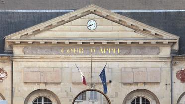 Le fronton de la Cour d'appel de Versailles [Jacques Demarthon / AFP/Archives]