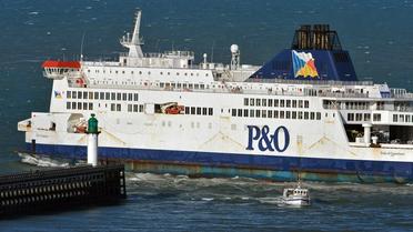 Un bateau du croisiériste P&O quitte Calais, le 2 janvier 2012 [Philippe Huguen / AFP/Archives]