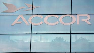Le logo du groupe Accor, qui a évincé Denis Hennequin de sa direction le 23 avril 2013, au profit d'un trio de transition [Loic Venance / AFP]