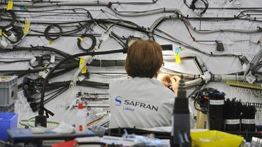 Une employé de Safran dans une usine à Villemur-sur-Tarn, près de Toulouse, le 21 février 2012 [Eric Cabanis / AFP/Archives]