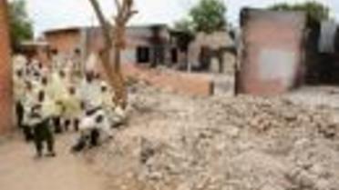 Une école de Maiduguri, brûlée le 12 mai 2012, par les islamistes du groupe Boko Haram [Pius Utomi Ekpei / AFP]