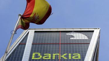 Le logo de la banque Bankia, à Madrid [Dominique Faget / AFP/Archives]