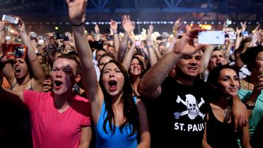 Le public lors d'un concert du DJ David Guetta à Berlin le 8 juillet 2012 [Frederic Lafargue / AFP/Archives]