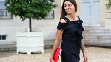 French Minister for Culture and Communication Aurelie Filippetti leaves the presidential Elysee Palace after attending the weekly cabinet meeting in Paris on August 1, 2012. AFP PHOTO BERTRAND LANGLOIS[AFP]