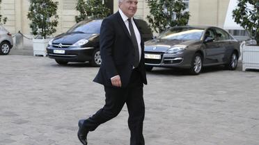 Le ministre délégué aux Transports Frédéric Cuvillier à Matignon le 22 août 2012 [Kenzo Tribouillard / AFP/Archives]