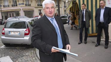 L'ex-ministre UMP, Eric Raoult, le 9 octobre 2012 à Paris [Lionel Bonaventure / AFP/Archives]