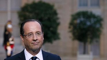 Le président français François Hollande, le 9 octobre 2012 à Paris [Patrick Kovarik / AFP/Archives]
