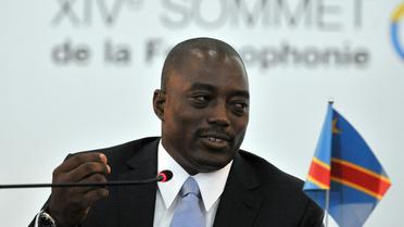 Le président de la RDC Joseph Kabila, le 14 octobre 2012 à Kinshasa [Issouf Sanogo / AFP/Archives]