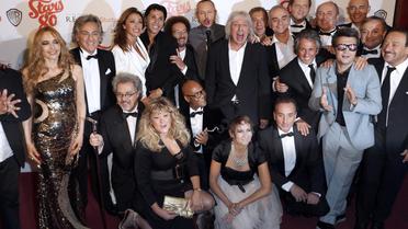 Acteurs et chanteurs du film Stars 80, le 19 octobre 2012 à Paris [Francois Guillot / AFP]