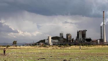 La mine de platine exploitée par Lonmin à Marikana, en Afrique du sud, le 30 octobre 2012 [Jean Liou / AFP/Archives]