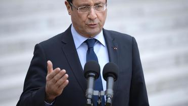 François Hollande, le 12 novembre 2012 à Paris [Martin Bureau / AFP]