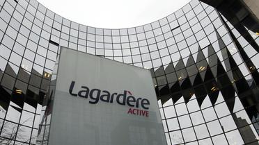 L'entrée du siège du groupe Lagardère [Joel Saget / AFP/Archives]