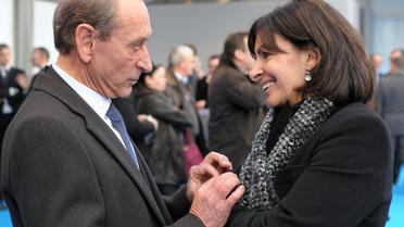 Bertrand Delanoë et Anne Hidalgo le 29 décembre 2012 à Paris [Eric Piermont / AFP/Archives]
