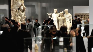 Des visiteurs le 4 décembre 2012 au Louvre-Lens [Philippe Huguen / AFP/Archives]