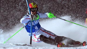 Le skieur autrichien Marcel Hirscher sur la piste de Val d'Isère, le 8 décembre 2012. [Franck Fife / AFP]
