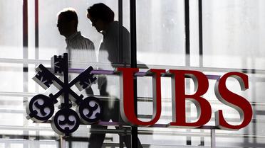 Logo de la banque suisse UBS à Zurich [Fabrice Coffrini / AFP/Archives]