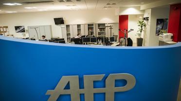 Des bureaux au siège de l'AFP à Paris [Fred Dufour / AFP]