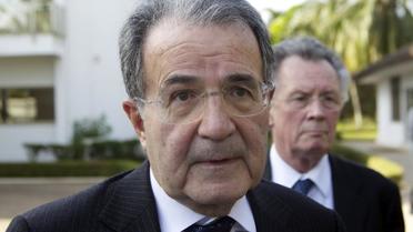 L'ex-Premier ministre italien Romano Prodi, le 10 janvier 2013 à Bamako au Mali [Habibou Kouyate / AFP/Archives]