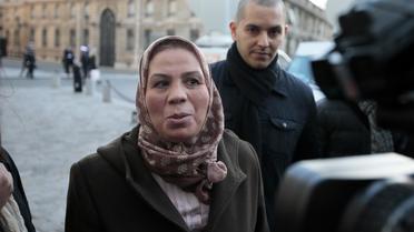Latifa Ibn Ziaten, la mère d'Imad, première victime de Mohamed Merah, à son arrivée le 30 janvier 2013 au ministère de la Justice à Paris [Jacques Demarthon / AFP/Archives]