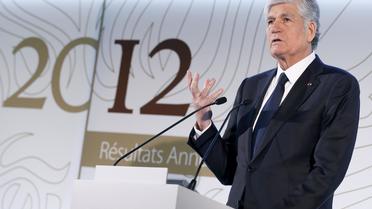 Maurice Lévy, président du directoire de Publicis, le 14 février 2013, lors de présentation des résultats du groupe [Patrick Kovarik / AFP/Archives]