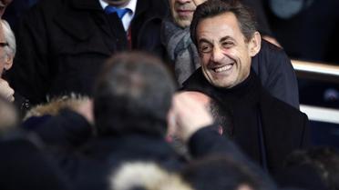 Nicolas Sarkozy, le 24 février 2013 lors d'un match du PSG au Parc des Princes à Paris [Kenzo Tribouillard / AFP/Archives]