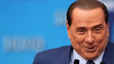 L'ancien Premier ministre Silvio Berlusconi, le 13 avril 2013 à Bari [ / AFP/Archives]