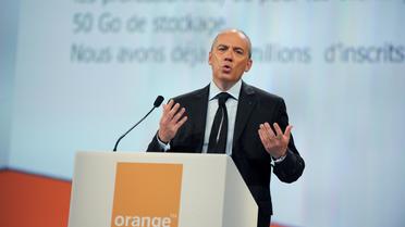 Stéphane Richard, patron d'Orange, le 28 mai 2013 à Paris [Eric Piermont / AFP/Archives]