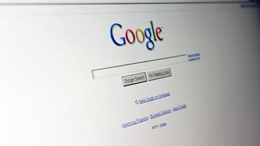 La page d'accueil de Google [Nicholas Kamm / AFP/Archives]