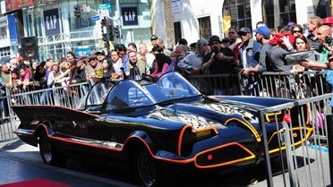 La Batmobile de la série télévisée, le 5 avril 2012, à Hollywood
